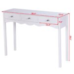 way console table hall side desk accent with drawers entryway white lotus led lights high round bar bedside pedestal legs pottery barn bedroom ideas marble top coffee threshold 150x150