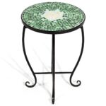 way outdoor indoor accent table plant stand scheme metal garden steel green pink chandelier lamp pottery barn square coffee small mirrored nightstand tiffany white furniture sets 150x150