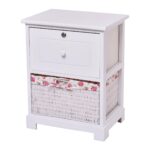 way white end side accent table night stand locked drawer basket bedside height distressed wood coffee and tables affordable console pier imports bedroom furniture target 150x150