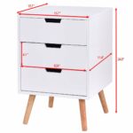 way white side end table nightstand drawers mid century accent wood furniture night console with shoe storage outdoor wicker patio round screw legs pottery barn dining set battery 150x150
