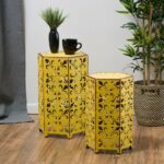 wayne antique style yellow accent table set noble house furniture champagne bucket coral color decor nate berkus marble metal glass small round wooden tall lamp wicker and chairs 150x150