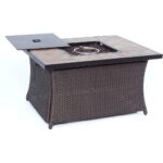 weather resistant fire pits outdoor heating the brown hanover coffeetblfp tile side table canadian tire wicker pit with porcelain stone pipe coffee dresser legs harveys bedroom 150x150