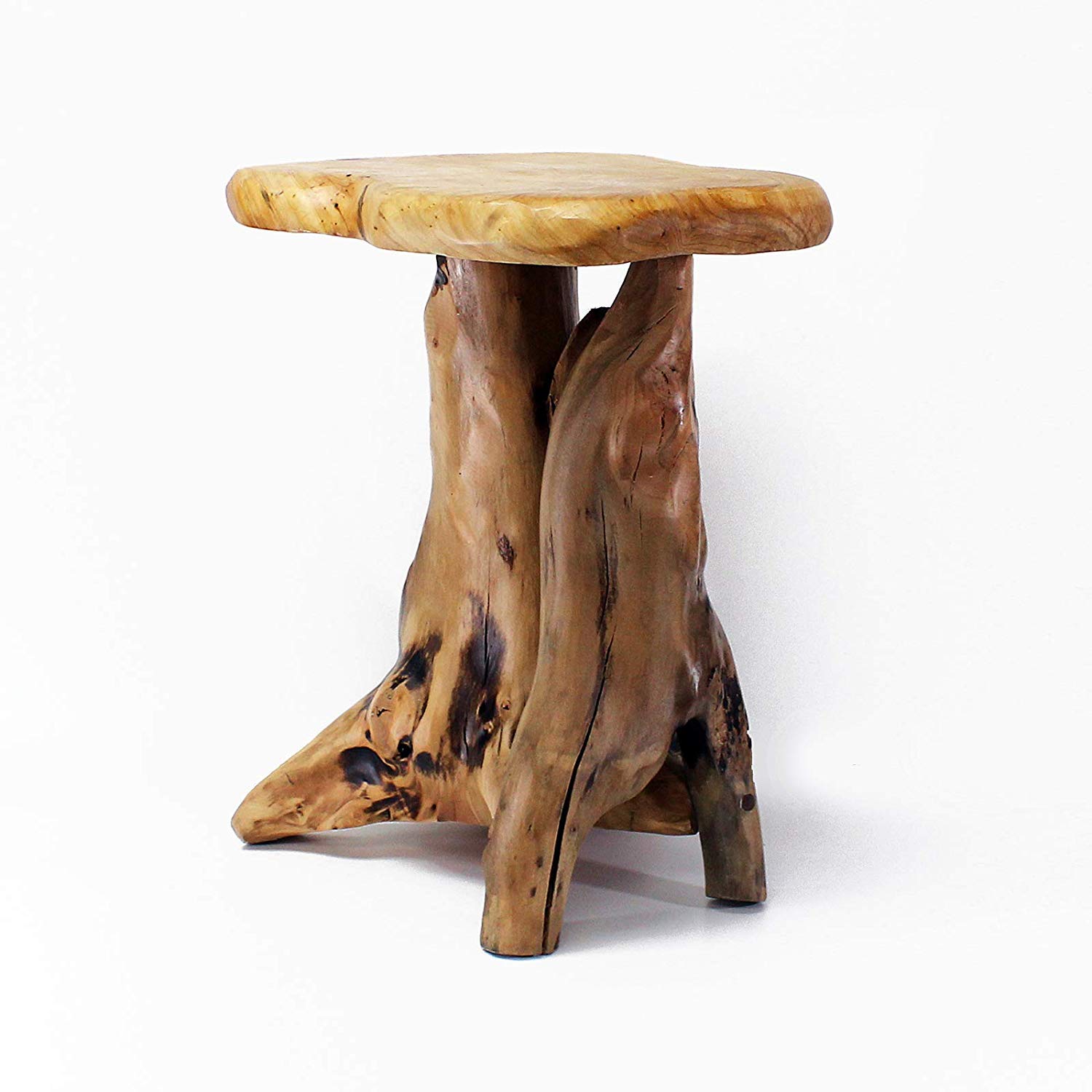 welland cedar root wood log side table end round accent with screw legs rustic primitive natural live edge kitchen dining french style small sofa edmonton modular sofas for spaces
