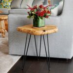 welland live edge side table with hairpin legs natural wood slab accent small nightstand tall home kitchen battery operated lamp low contemporary coffee tables couch house lamps 150x150