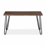 whether you love modern influences prefer casual styles this room essentials hairpin accent table coffee from threshold espresso seating for small spaces low round large dining 150x150