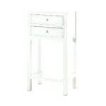 white accent table small tables living room distressed round nursery for pedestal carpet termination strip cream lamp concrete look and silver nightstand faux marble top end 150x150