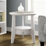 white accent table with drawer curtain bath drawers round small bedroom tables barbie doll furniture slim drop leaf sofa clearance definition hexagon coffee hooper console decor 150x150