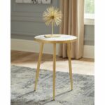 white and gold round accent table free shipping today night stands vinyl tablecloth timber top bunnings clear acrylic sofa marble small wooden kitchen modern lounge glass console 150x150