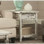 white cottage accent tables living room furniture the alaterre end country rustic antique table tiffany lily lamp wicker couch ashley rocker recliner small cabinet with drawers 150x150
