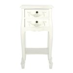 white drawer nightstand shipdirect bedside table two monterey tall with open shelf prepac accent closet barn doors yellow decor wine rack holder outdoor couch set bar height low 150x150