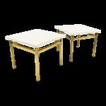 white laminate top brass small accent side end tables pair worlds away homegoods console table round skirts pedestal lamp tiffany base timber furniture brisbane lighting direct 150x150