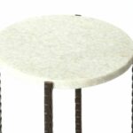white marble and metal round accent table benzara contemporary style butler specialty company this plain kitchen agreeable simple large size small glass bedside cloth tablecloths 150x150