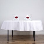 white polyester round tablecloth tablecloths factory tab wht poly accent table with placemat extra tall target peekaboo acrylic coffee inch height end bedroom side tables rod 150x150