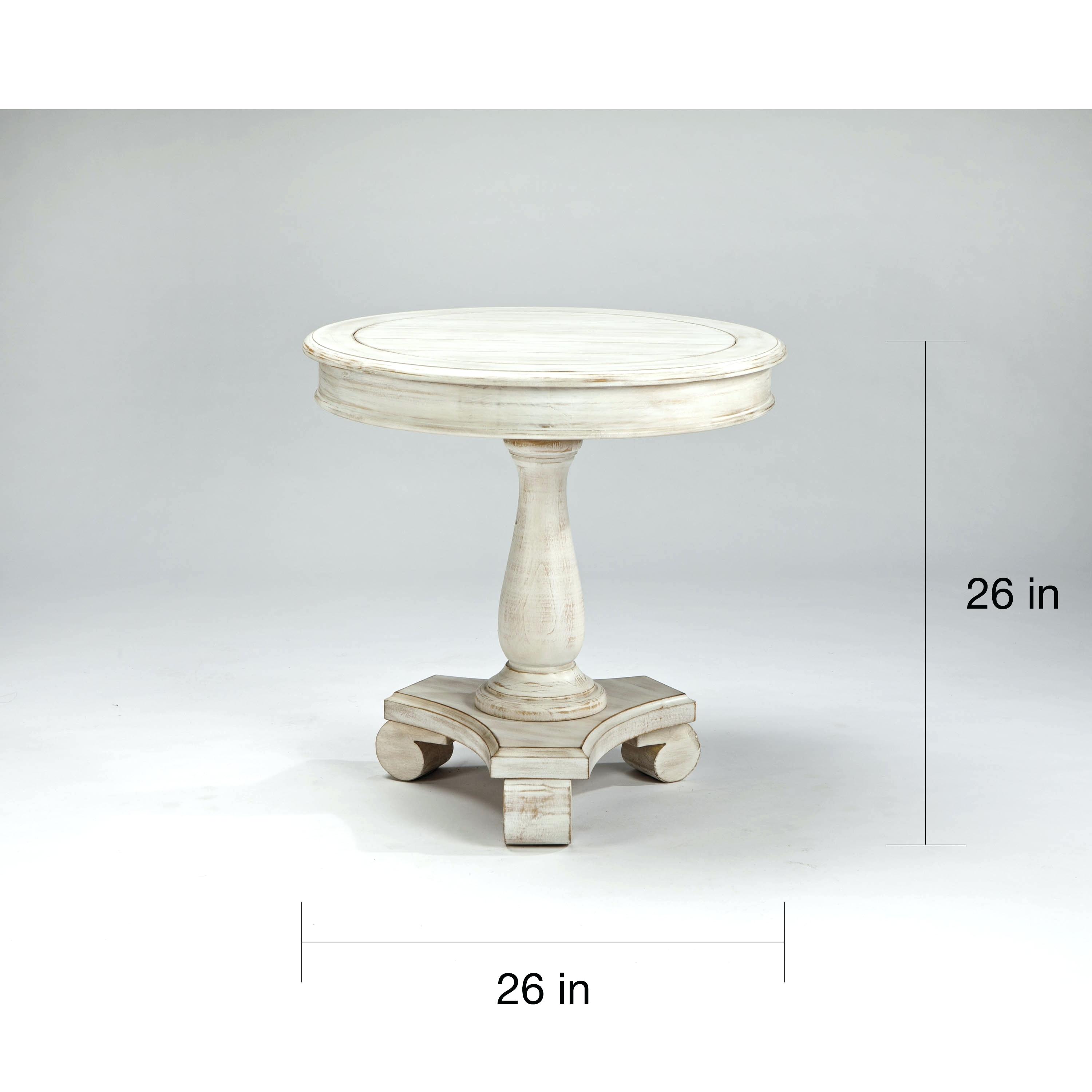white round accent table tables whitewash small living room gray lamp with usb port dark blue coffee restonic mattress glass top for drum style outdoor grill island mango nest
