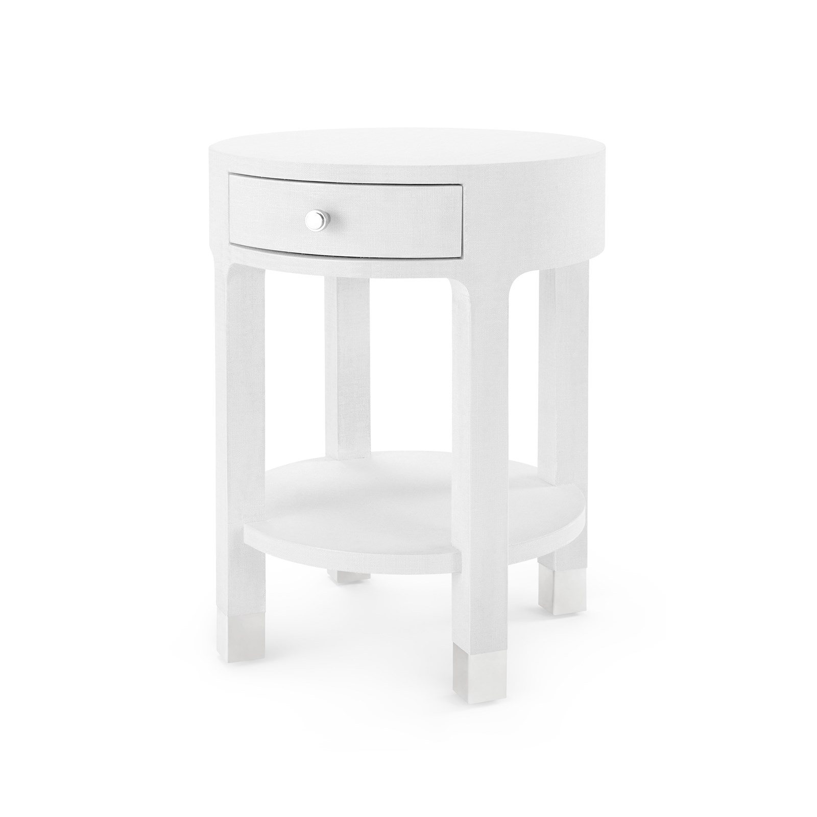 white round side table turesboss dakota neelan accent modclair tables drawer patio umbrella weights small farmhouse dining oval fall tablecloths garden luxury room furniture