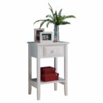 white wood kids accent storage side table night stand with drawer distressed coffee and end tables piece faux marble set outdoor wicker patio furniture steel bedside small round 150x150