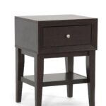 whole interiors gaston dark brown modern accent table nightstand inch legs furniture pieces blue lamp cotton napkins bar fitted nic covers black acrylic ashley chairs mirrored 150x150