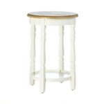 whole wood top round accent table tables vintage marble bistro ethan allen leather furniture mosaic patio side small acrylic console peva tablecloth knotty pine chairs mainstays 150x150