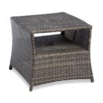 wicker accent table crazy johnny bargain ashley outdoor woven metal threshold rattan tables dark end white coffee with storage kitchen chairs small kids desk high top barnwood bar 150x150