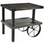 wide side table the perfect fun distressed grey end reclaimed wood for every room house zahir accent round glass ikea office storage twin headboard with nightstand height inch 150x150