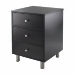 winsome daniel accent table with drawer black finish eugene kitchen dining drum set stool side lamps west elm room chairs upcycled desk industrial metal bedside outdoor patio and 150x150