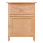 winsome eugene accent table white the natural nightstands instructions this review from half moon end inch round side wicker furniture corner hallway cabinet inexpensive patio 150x150