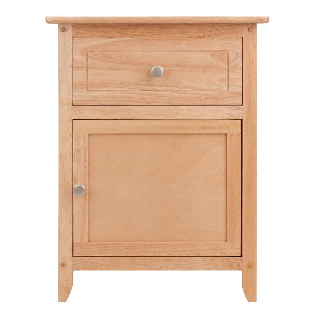winsome eugene accent table white the natural nightstands instructions this review from half moon end inch round side wicker furniture corner hallway cabinet inexpensive patio