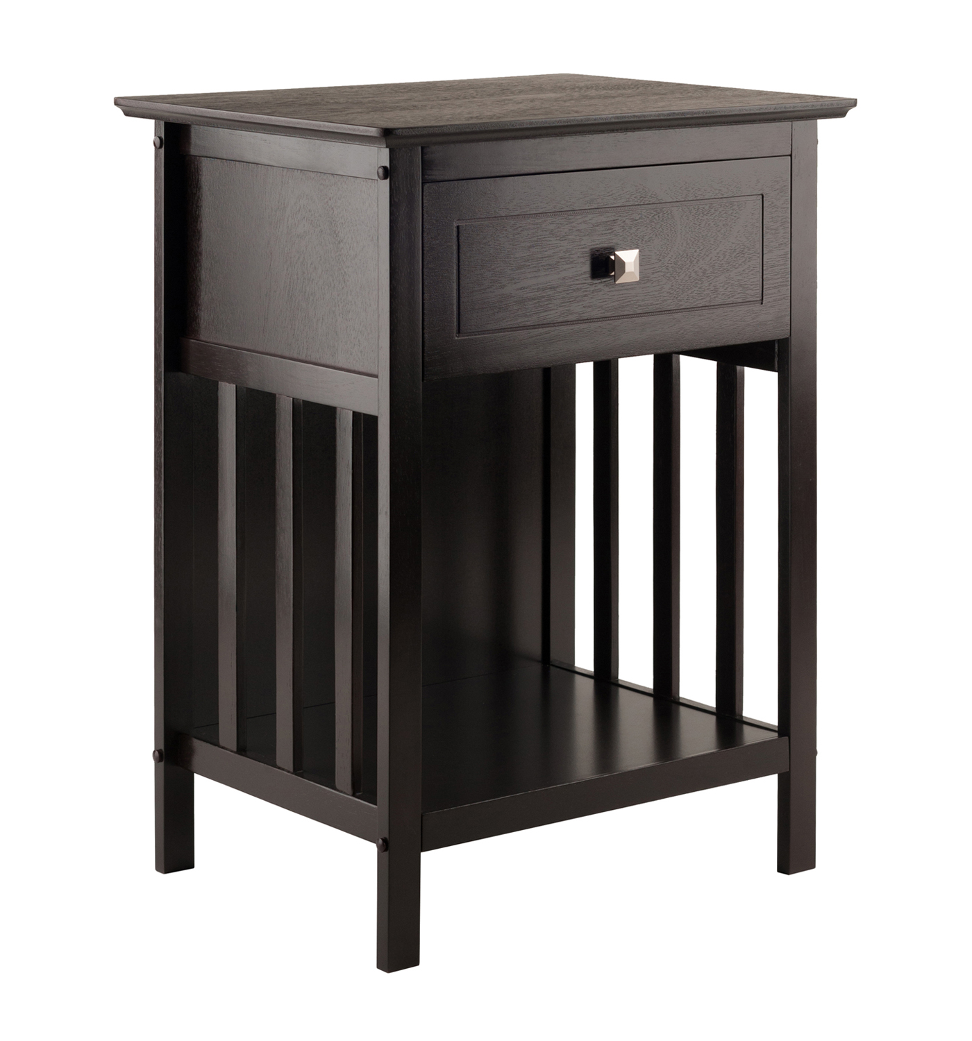 winsome marcel solid and composite wood accent table oak tables with drawer coffee finish entry benches furniture black outdoor pub bar height bathroom chest drawers jcpenney