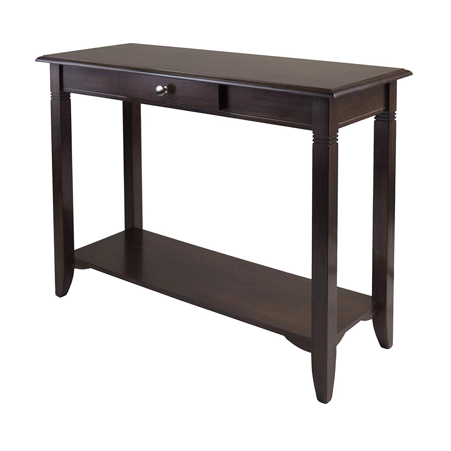 winsome nolan console table with drawer kitchen dining outdoor accent storage nautical style chandeliers glass center cool nightstand lamps small round cocktail black and white