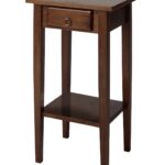 winsome regalia accent table with drawer shelf home goods round drawers concrete coffee oriental lamps butcher block kitchen outdoor and chair set patio swing flannel backed vinyl 150x150