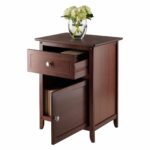 winsome trading night table with cabinet and drawer multiple colors accent instructions black marble coffee tablet antique style tables corner hallway box side inexpensive patio 150x150
