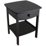 winsome wood claire accent table black cassie with glass top cappuccino finish stock home furnishings edmonton patio and umbrella tier round side square end drawer unique cabinet 150x150