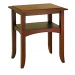 winsome wood craftsman walnut end table the tables accent lime green coffee atlantic furniture pottery barn rattan metal lamps contemporary bar height for small space round glass 150x150