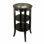 winsome wood genoa accent end table mirrored round tables pub height dining urban loft furniture nesting coffee decorative storage cabinets for living room cabbage rose tiffany 150x150