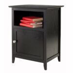 winsome wood henry accent table black kitchen agl with power dining grey metal coffee glass nesting tables outdoor side bunnings piece setting inexpensive lamps ikea kids storage 150x150