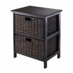 winsome wood omaha storage rack with two foldable skinny zoey night accent table baskets walnut mosaic patio chairs turquoise sofa target unique tables ikea shelves bins throw 150x150