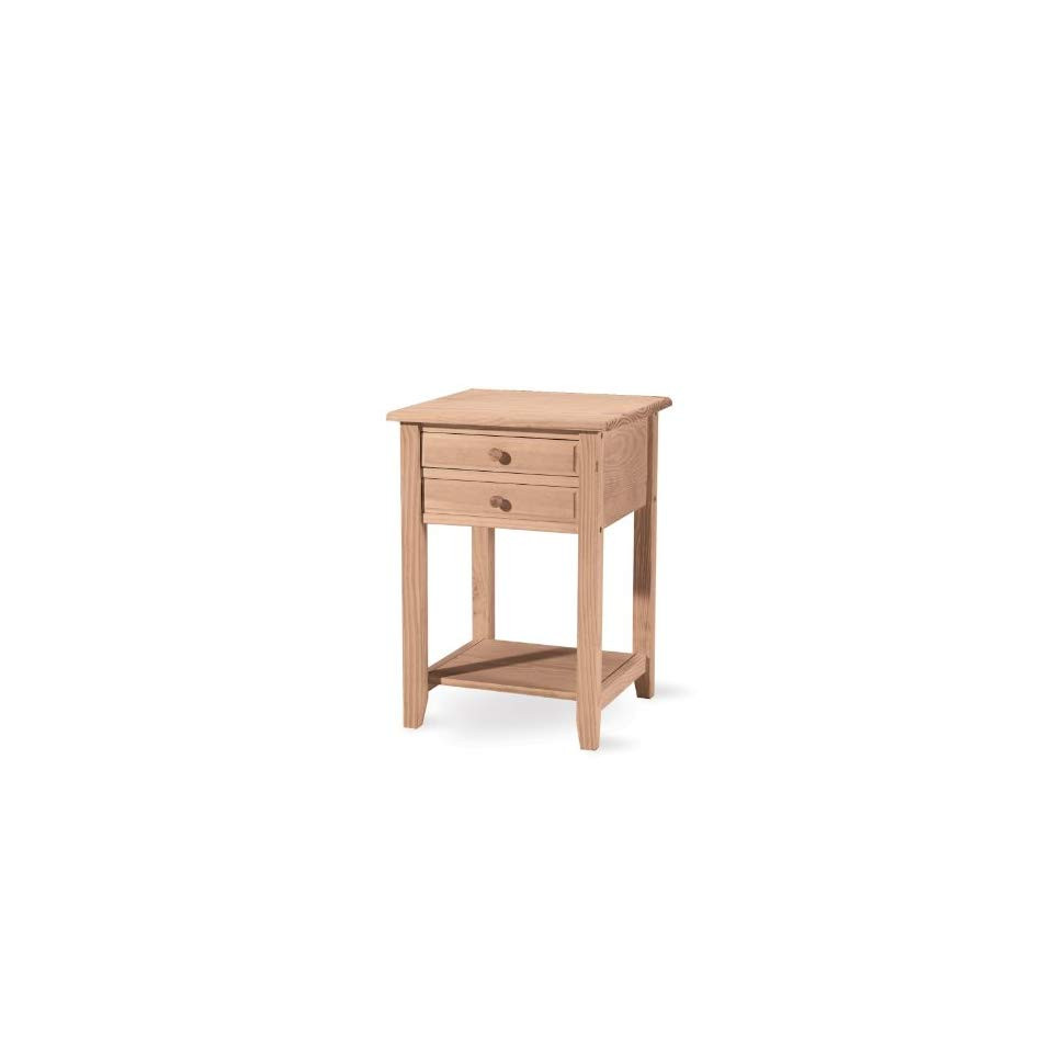 winsome wood round end table with drawer and shelf antique walnut fresh night stand accent new home lamps pottery barn rattan coffee chests cabinets waterproof outdoor chair