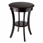 winsome wood sasha accent table cappuccino cassie round with glass kitchen dining antique nesting tables inlay metal legs ikea mats hourglass threshold chairs edmonton silver 150x150