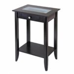 winsome wood syrah accent table with forsted glass shelf drrao small tiffany lamps round antique drawer patio cover modern contemporary coffee scandinavian side vanity unit basin 150x150