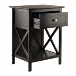 winsome xylia solid and composite wood accent table coffee finish squamish with drawer espresso free shipping today round concrete outdoor dining danish modern furniture black 150x150