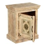 winter flower mango wood end table nightstand cabinet side decor bengal manor twist accent target narrow nesting tables tall corner with mirror white tablecloth light lamp 150x150