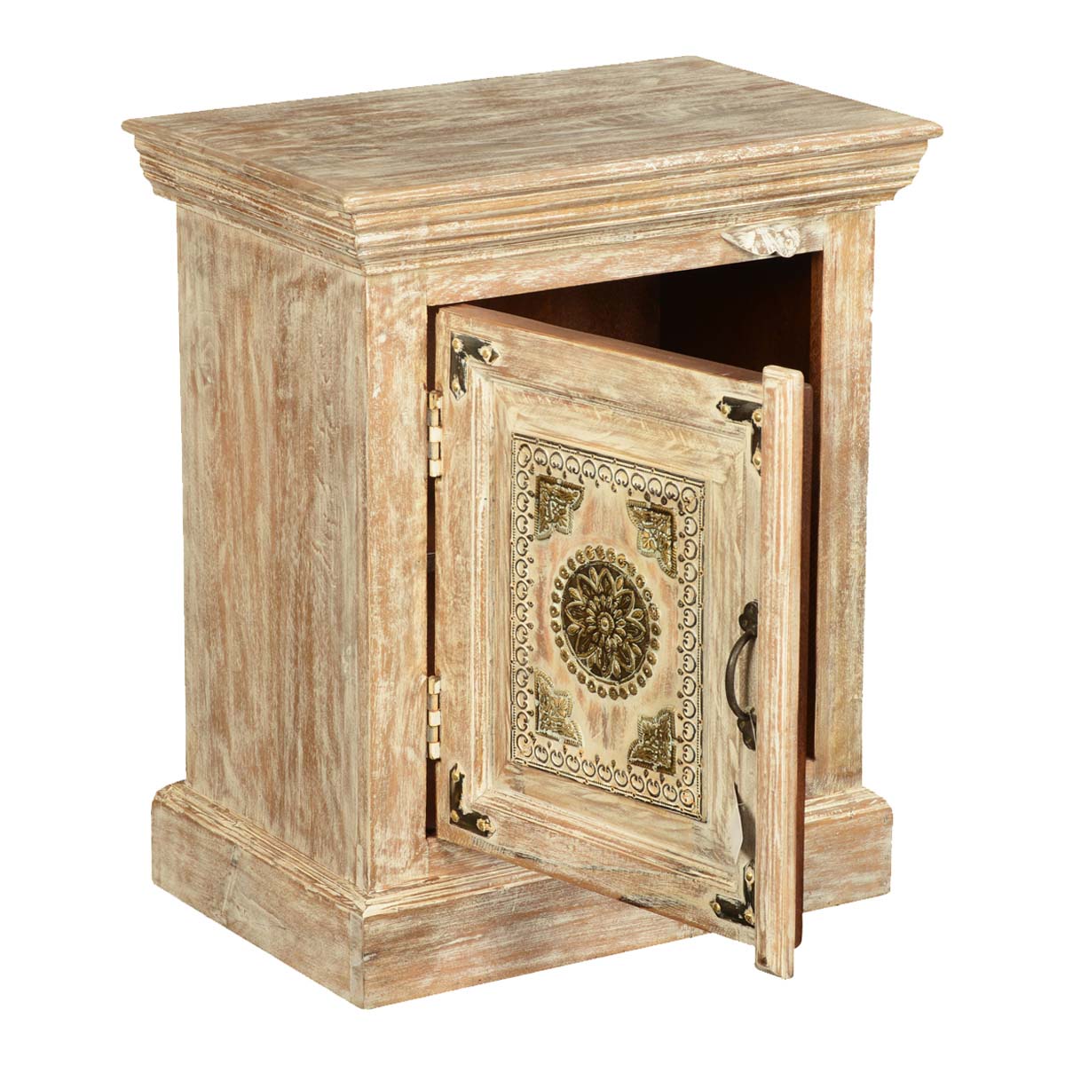 winter flower mango wood end table nightstand cabinet side decor bengal manor twist accent target narrow nesting tables tall corner with mirror white tablecloth light lamp