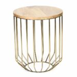 wire end tables center gold frame accent table metal tomato cage domestic imperfection domesticimperfection and bar stools stanley coastal living entertainment ikea floating 150x150