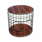 wireframe end table accent tables gus modern black with doors walnut hallway acrylic console ikea distressed round side bedroom tablecloth small lamps for living room two tone 150x150