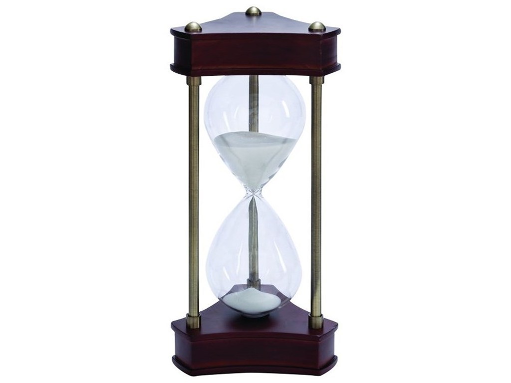 wood metal glass sand timer accessories uma enterprises inc products color hourglass accent table threshold accessorieswood ballard outdoor furniture dark round coffee folding