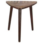 wood triangle accent table furniture uma enterprises products inc color threshold mango furniturewood gold console interesting coffee tables tablecloth rental top side tiffany 150x150