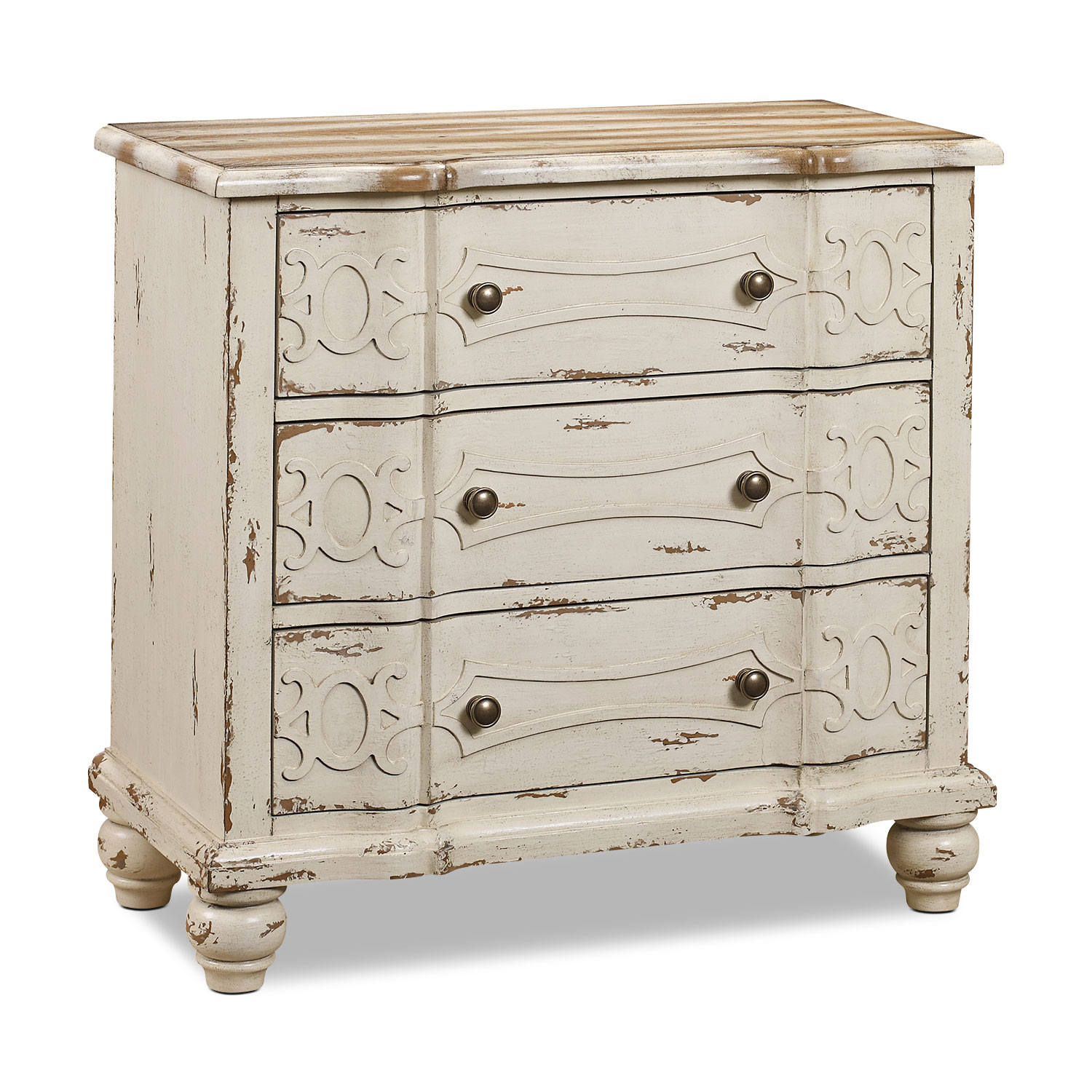 woodbury accent drawer chest distressed ivory value city tables and chests table under large post threshold windham storage cabinet small living room end side ideas triangle