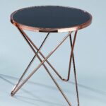 wooden highchair probably super nice black metal and glass end coffee table circle side vintage solid wood pine accent tables for living room modern spaces white set full size 150x150