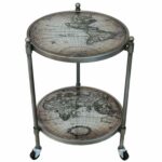 world globe wheeled accent table free shipping today with wheels small half moon console colorful end tables round glass nest outdoor furniture chairs oak dining tiny bedside all 150x150