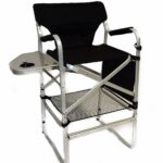 world outdoor products lightweight professional tall side table directors chair with footrest cup holder carry handles storage bag and lower level threshold floor lamp target 150x150